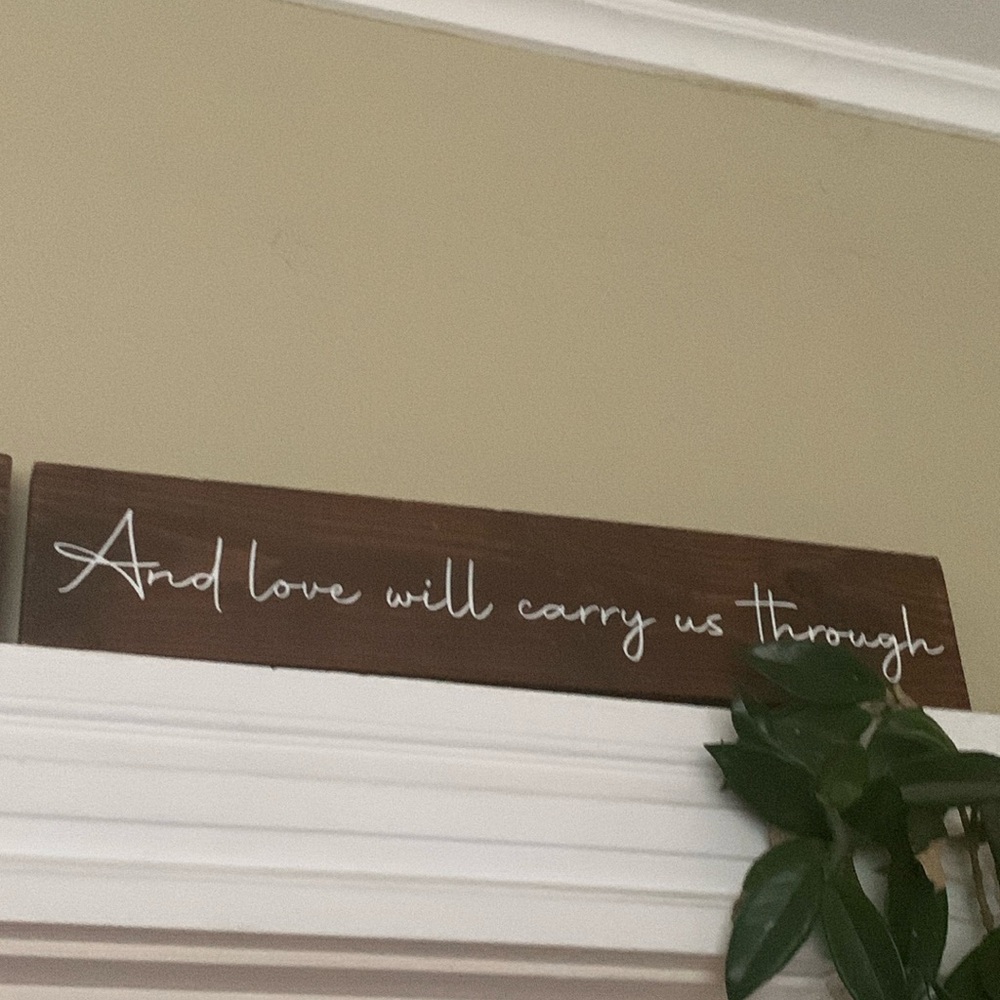 Phish lyrics wooden sign